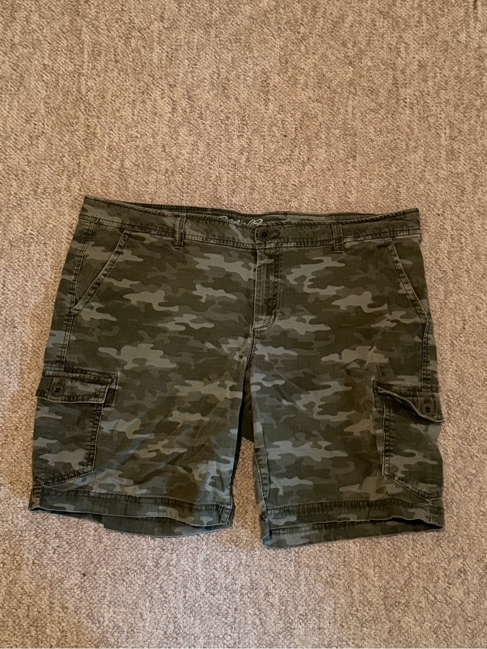 Jorts - Camo Cargo Shorts - Green